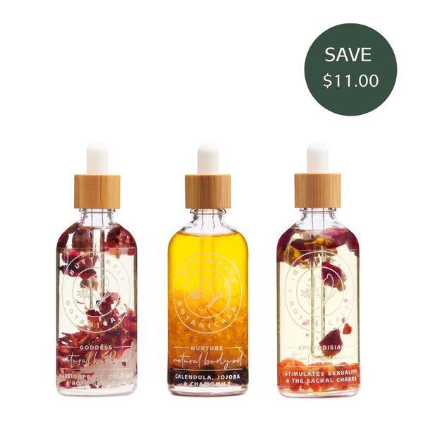 Natural Body Oil Bundle - Organic Body Oil | Butterfly Botanicals